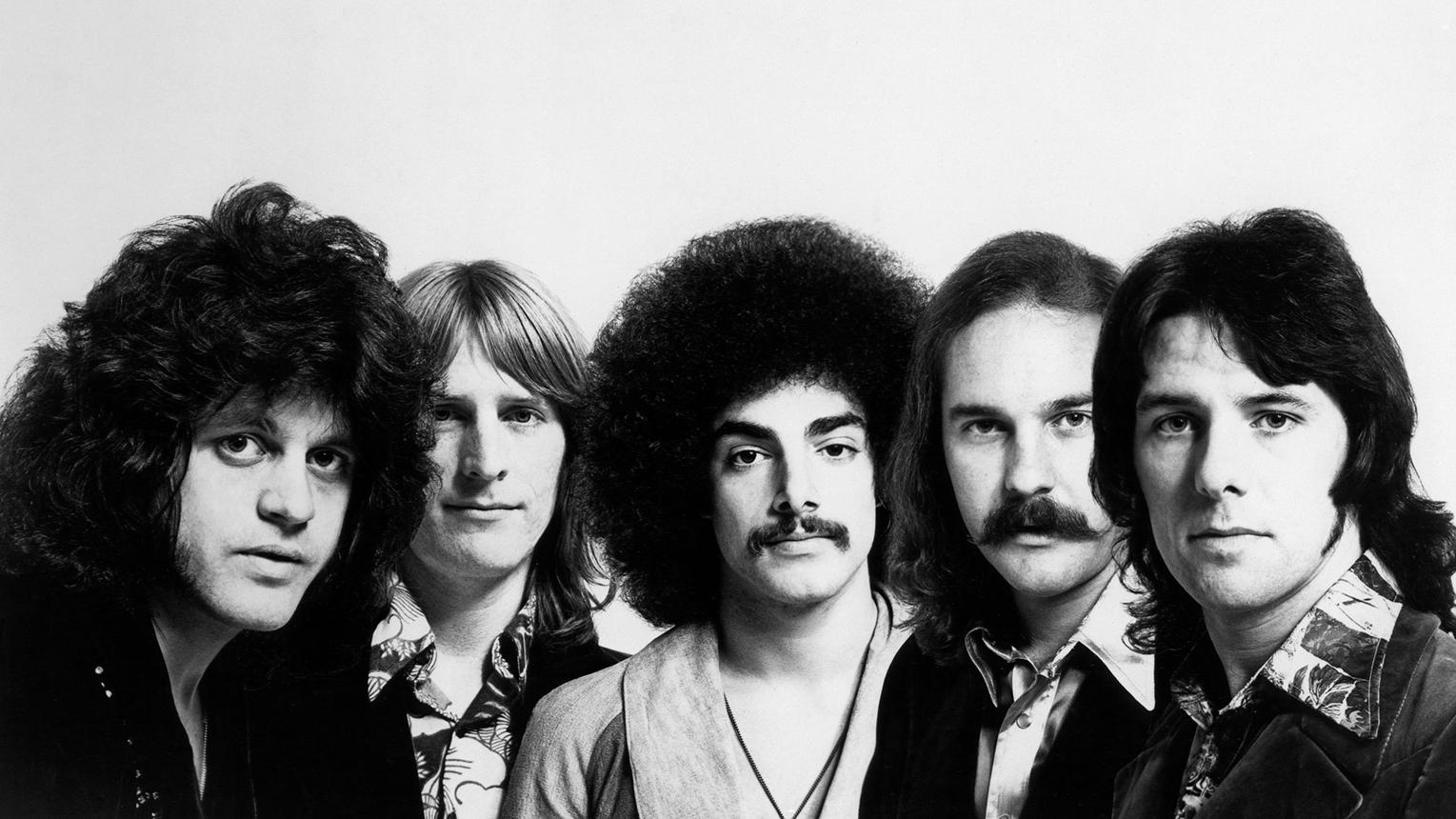 Original 1973 Journey lineup promotional photograph.