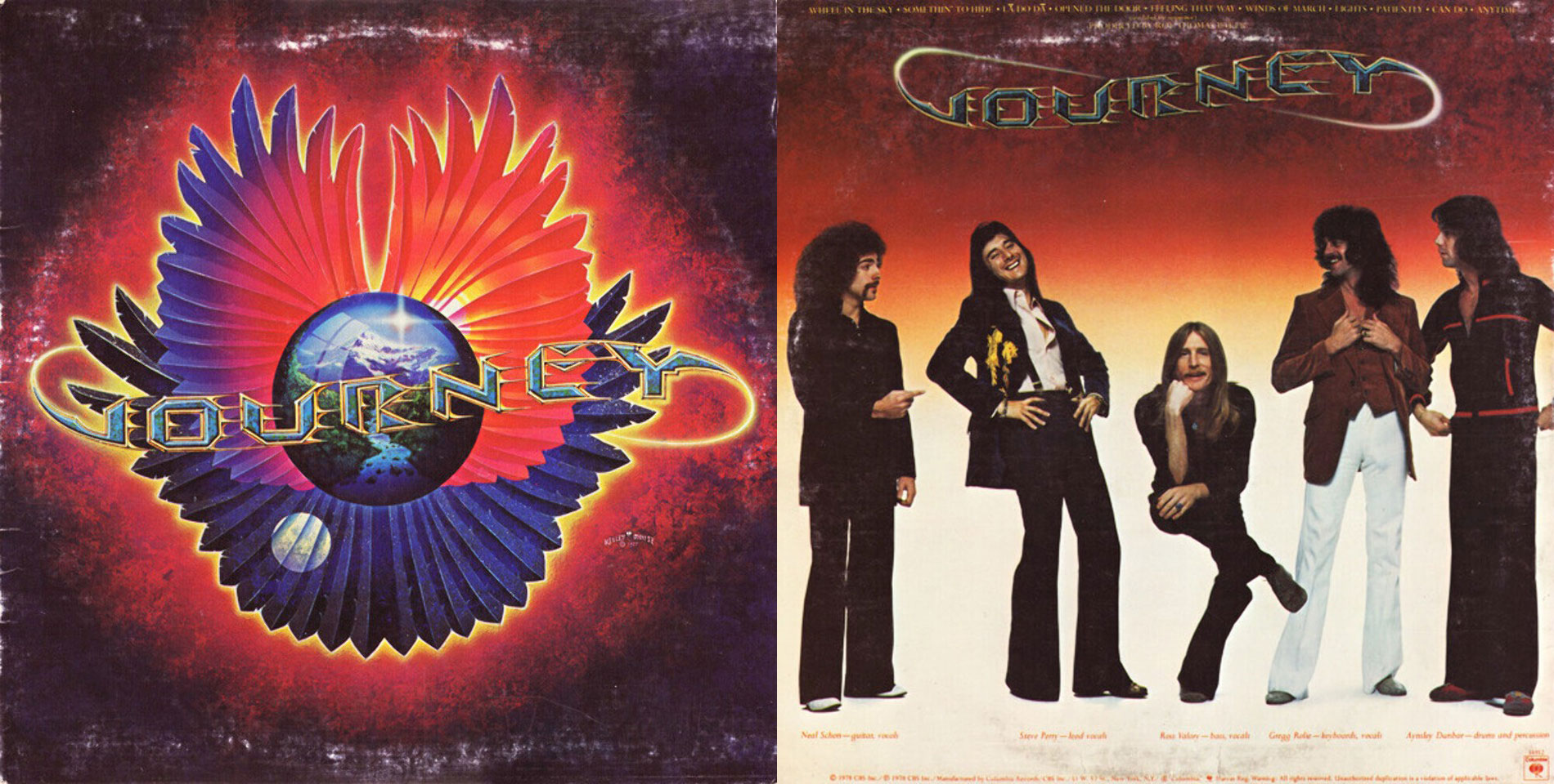 Journey during the Infinity era, the album that introduced Steve Perry's unmistakable voice and launched the band's commercial breakthrough.